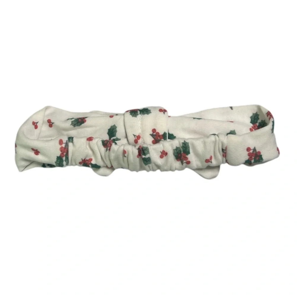 Infant Headband With The Holly Plant